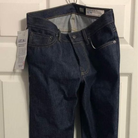 Imogene + Willie Barton Slim Raw Selvedge Denim Jeans